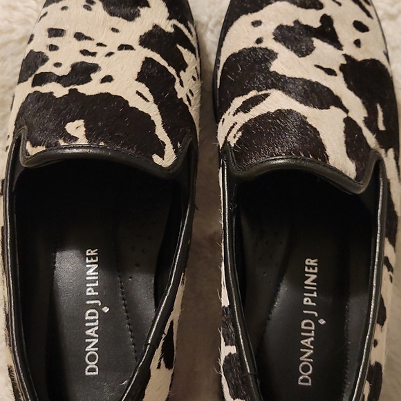 DONALD J. PLINER Mickey-Eh Calf Hair Platform Loafer Sneakers 👟. - Picture 9 of 11